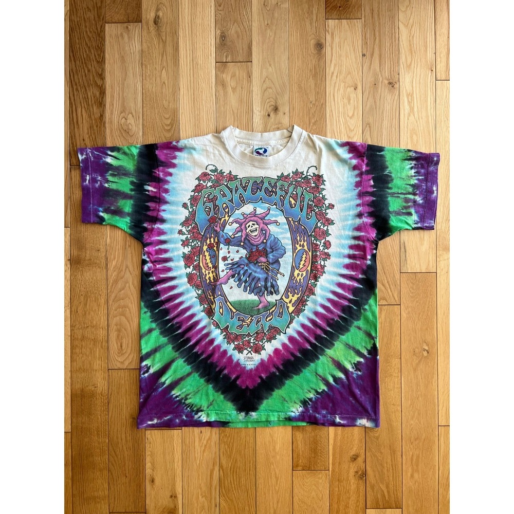 Vintage 1993 Liquid Blue Grateful Dead Jester Tie Dye Endless Tour Size XL